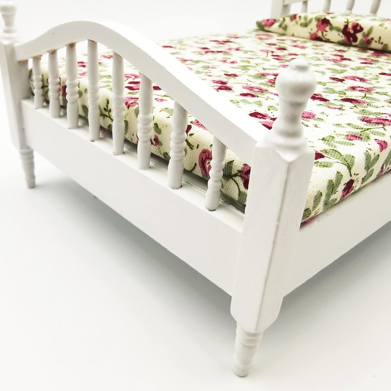 SXFSE Dollhouse Decoration Accessories, Mini Dollhouse Furniture Bed Room Pretend Play Toy - Image 3